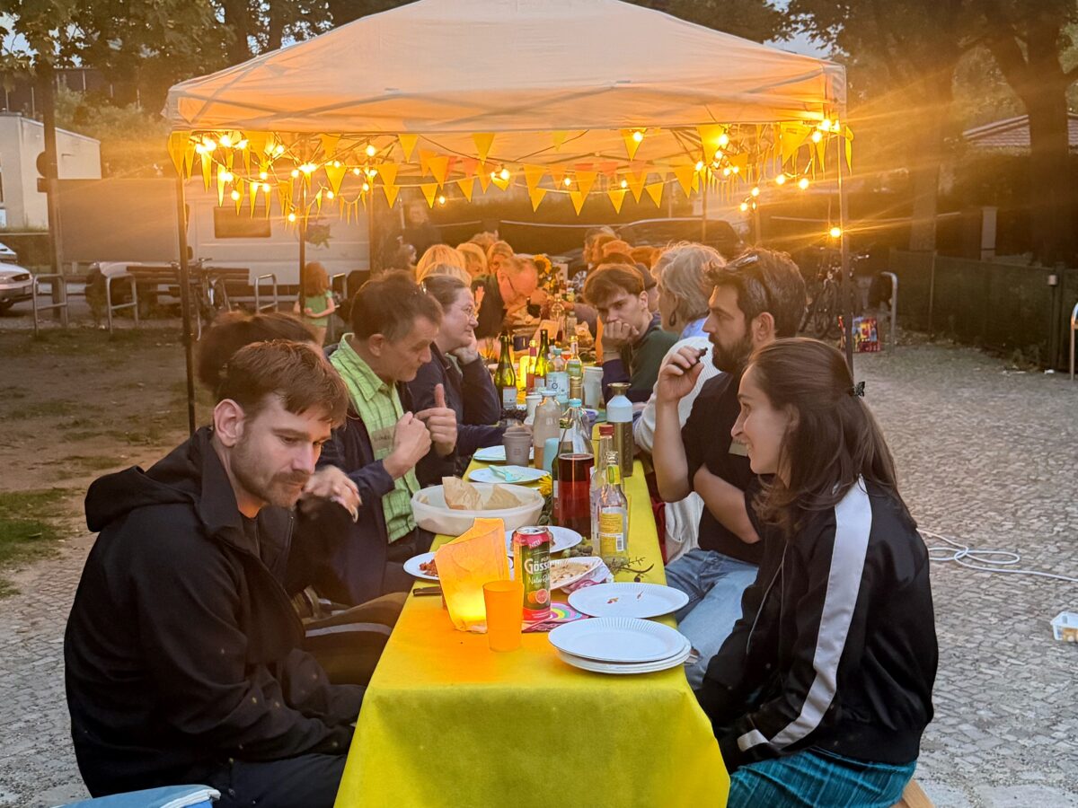 Ein wunderbarer Dinner-Abend mit der Nachbarschaft